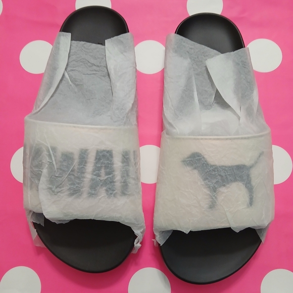 VS PINK HAWAII SLIDES RARE - Picture 5 of 6